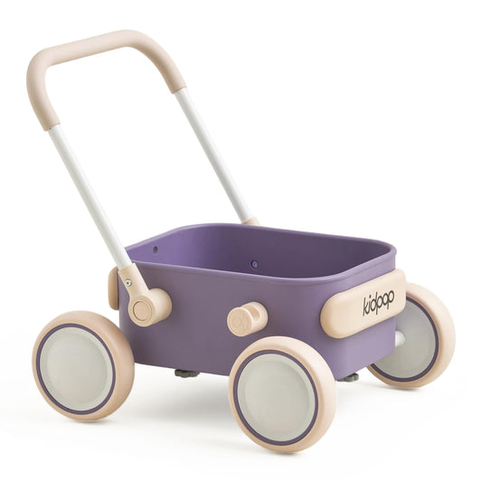 2-in-1 Baby Lauflernwagen, Violett