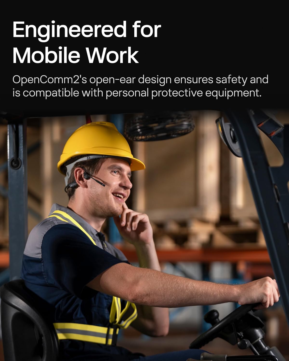 OpenComm2 Knochenschall Bluetooth-Headset, Standard (USB-C Laden)