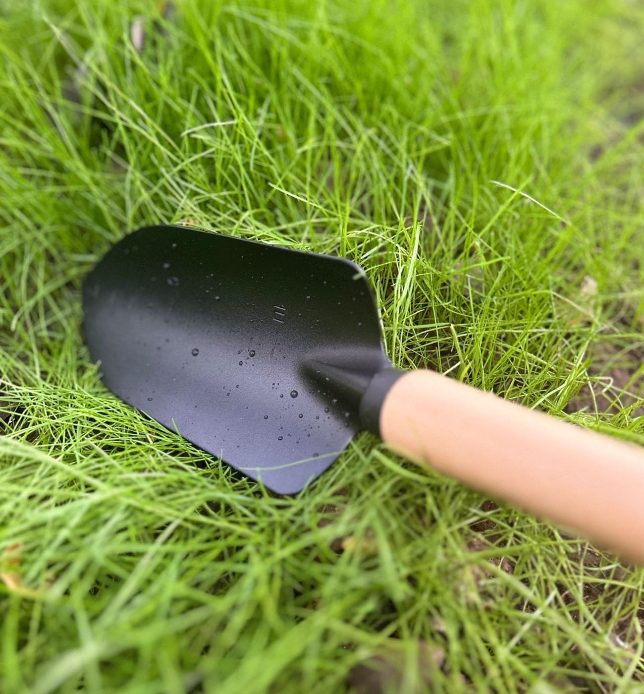 3-teiliges Gartenwerkzeug-Set, Large Set Schwarz