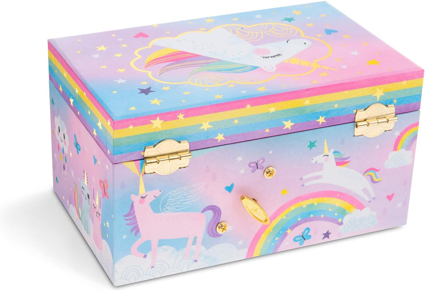 Schmuckkästchen mit Einhorn-Spieluhr