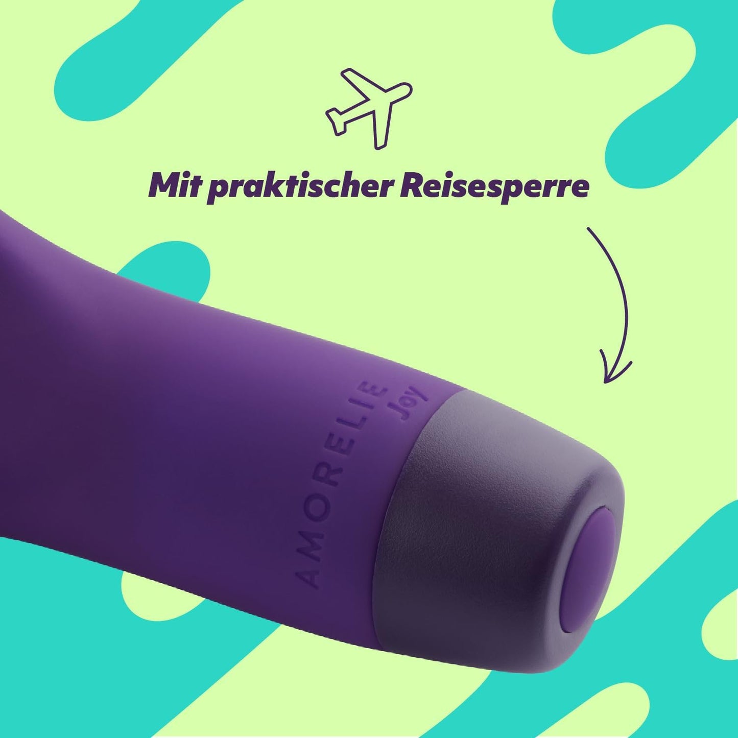 Auflegevibrator Groove, Lila