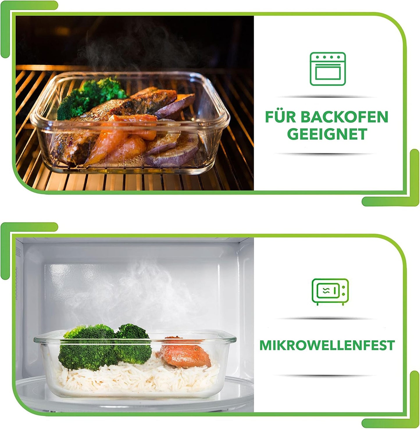 5-teiliges Frischhaltedosen-Set (1000 ml), 5 pack 36oz - 1 Compartment