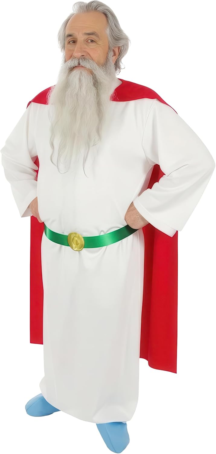 Druiden-Kostüm-Set für Karneval, Mehrfarbig L