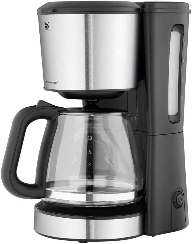 Filterkaffeemaschine mit Glaskanne, 10 Tassen, Kaffeemaschine Glas