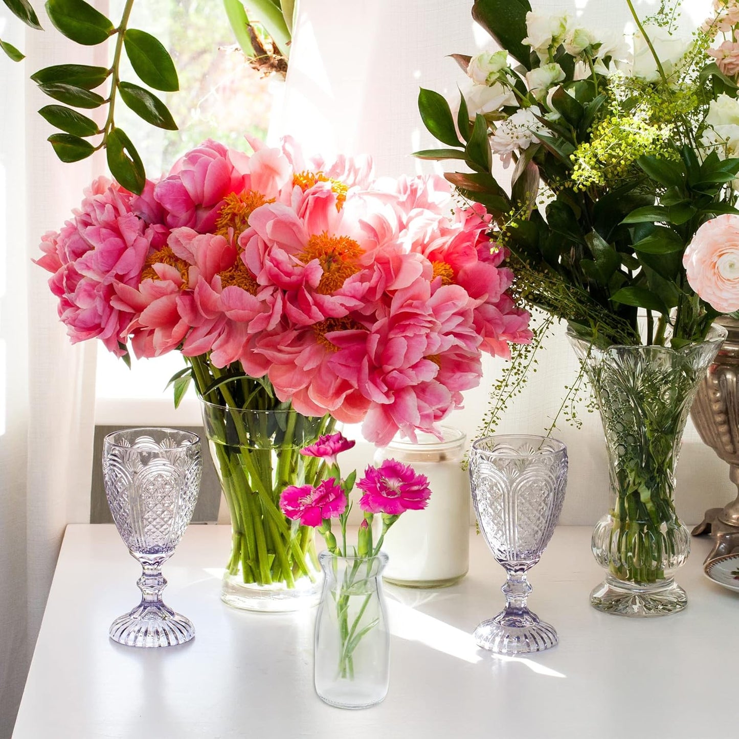 24er-Glasflaschen-Set mit Korkdeckel, 100ml - 24 Bottles