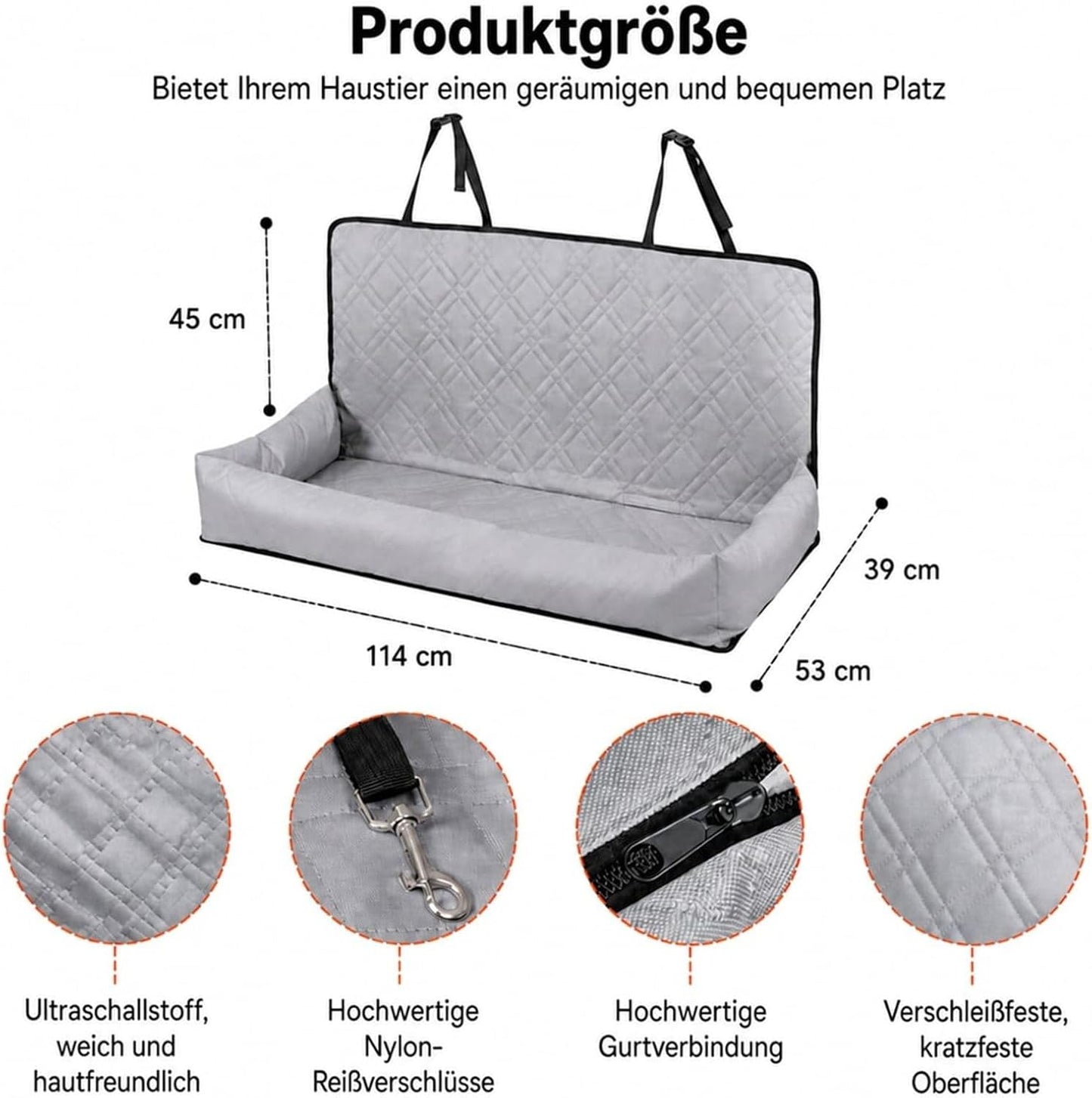 Autositz für Hunde