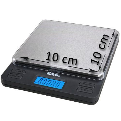 Digitale Feinwaage LS200 mit grosser Wiegefläche, 300 g/0.01 g