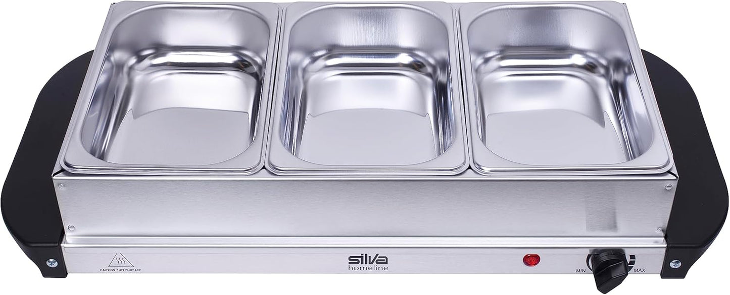 2-in-1 Buffetwärmer & Warmhalteplatte