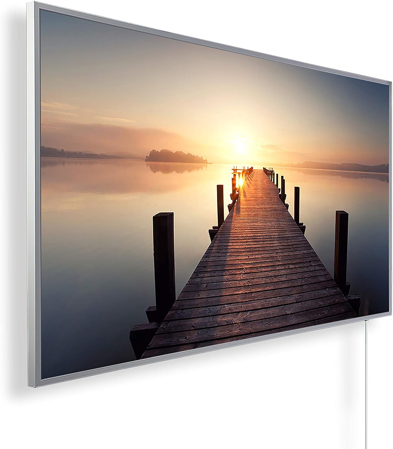 Infrarotheizung mit Bild, 800 W|A001. Steg Gerade