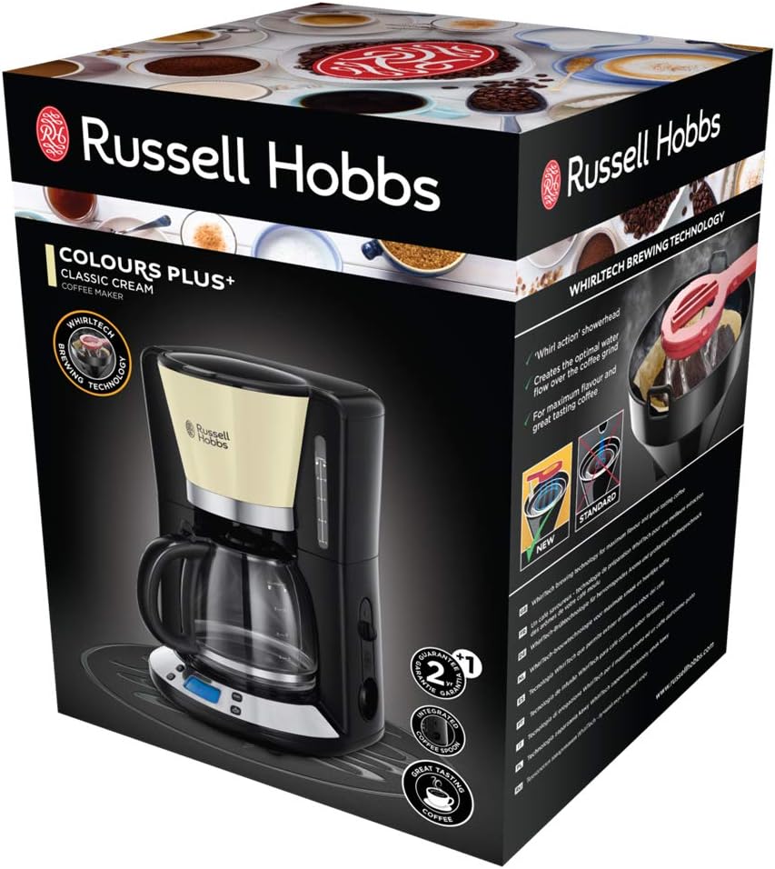 Filterkaffeemaschine für 10 Tassen, Creme