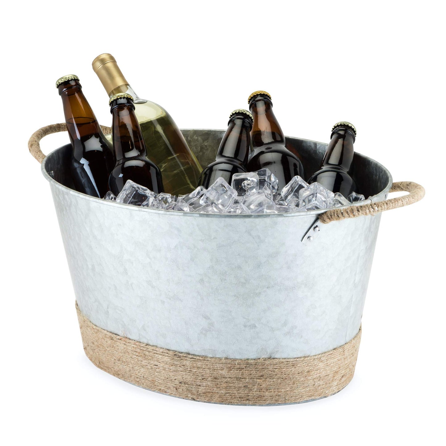 Getränkewanne mit Juteseil, 15 l, Juteseil
