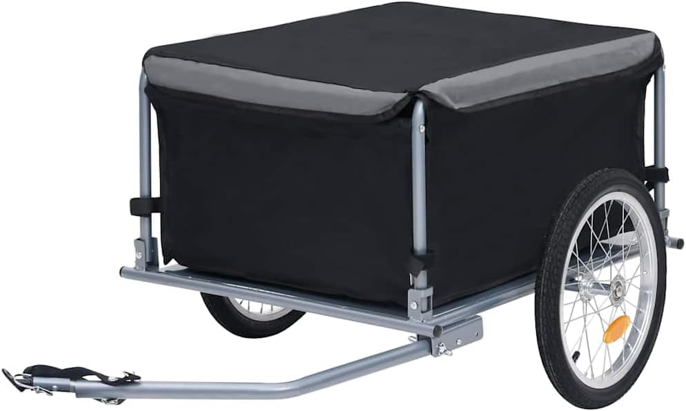 Veloanhänger für Lastentransport, Schwarz und Grau