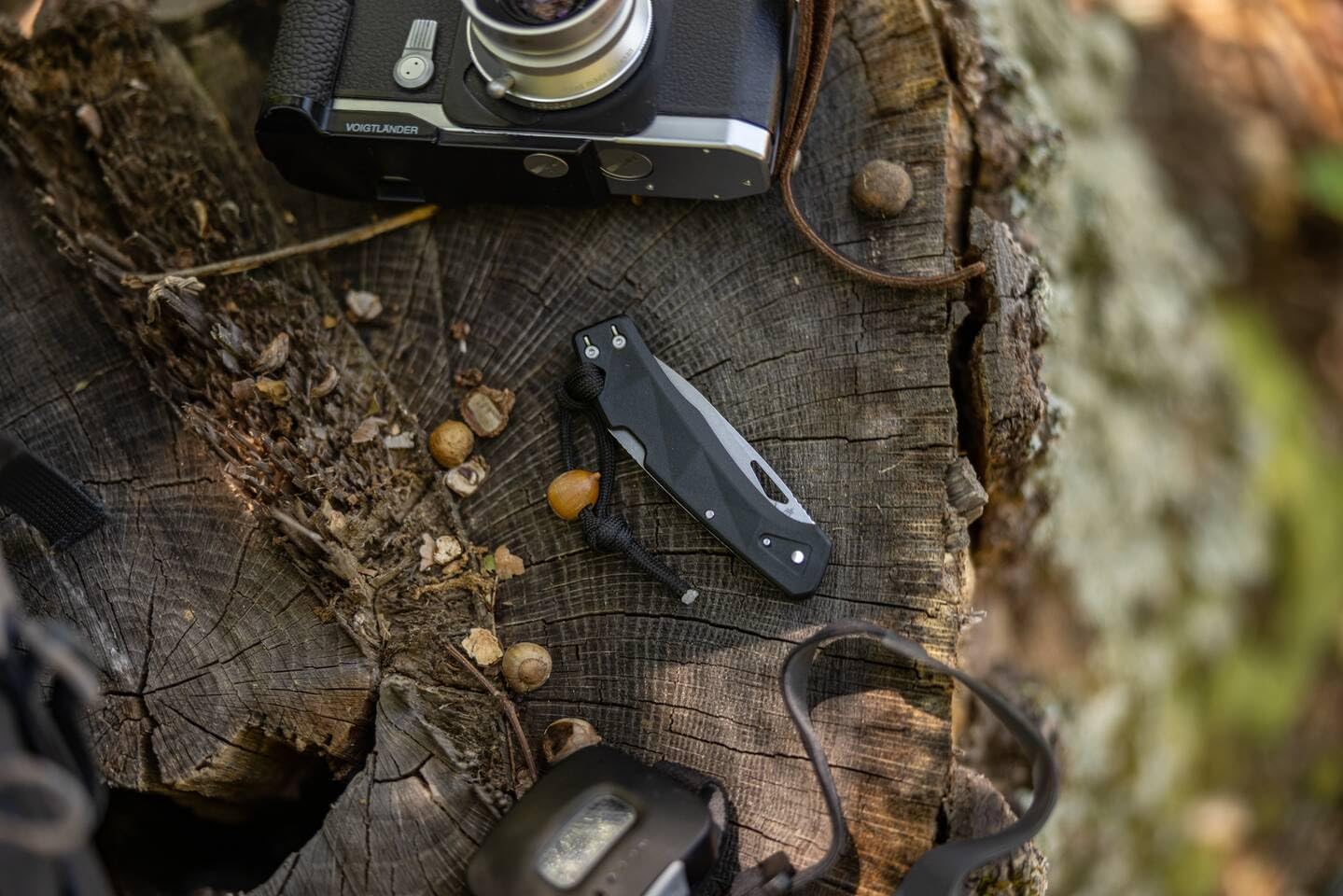Taschenmesser mit Gürtelclip, Schwarz