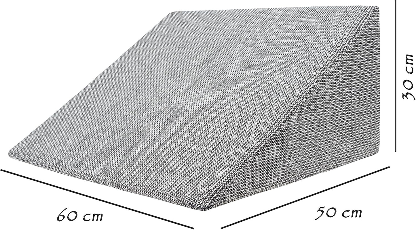 XL Keilkissen für Bett & Couch, Schwarzweiß