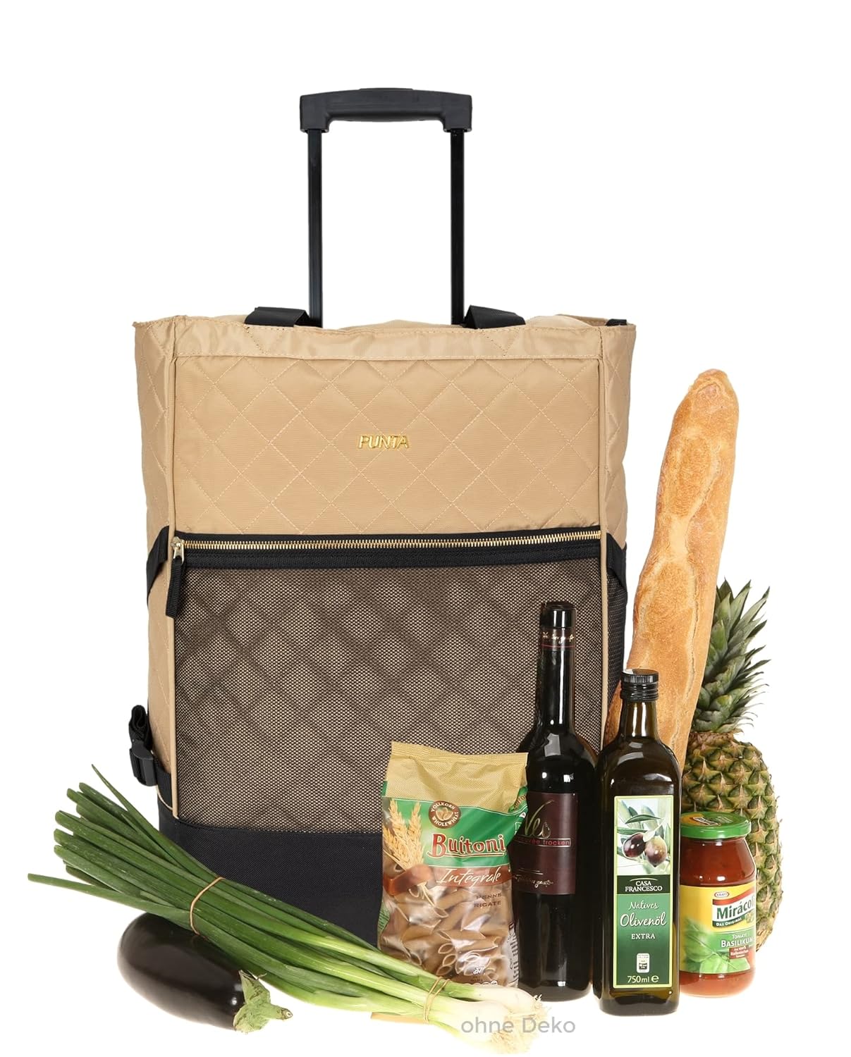 Faltbares Einkaufstrolley-Set, Gold Classy 10422-2900
