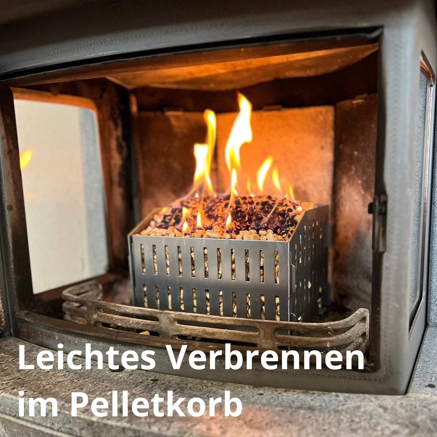 Pelletbrennkorb