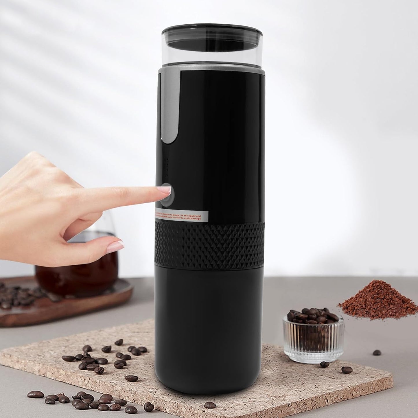 CM-1988 Mini-Kapselkaffeemaschine USB-C aufladbar