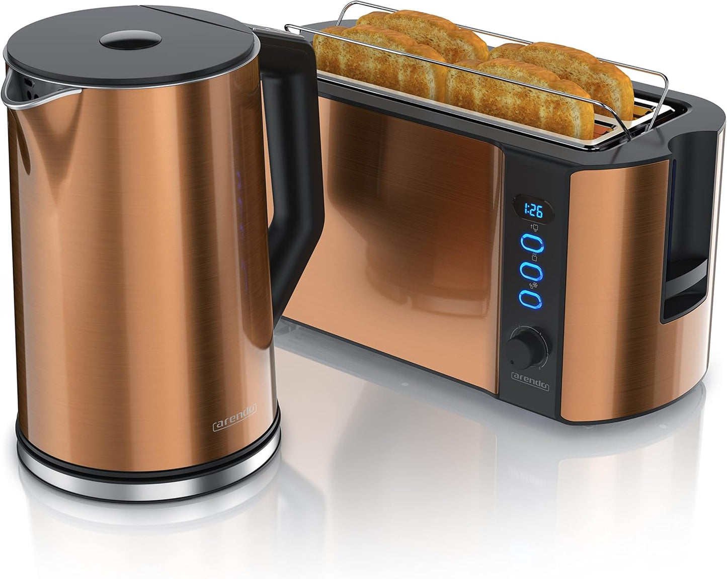 Wasserkocher und Toaster-Set, A