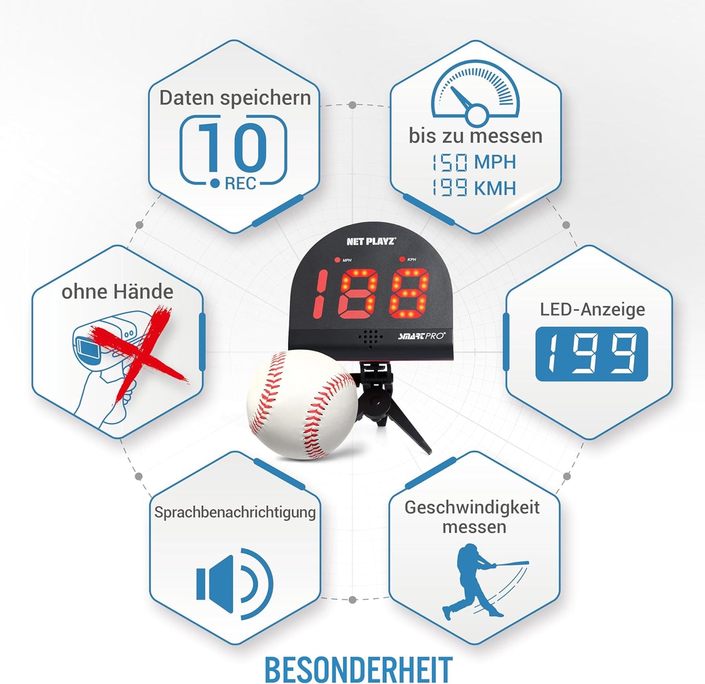 Speed Radar Smart Pro Geschwindigkeitsmesser