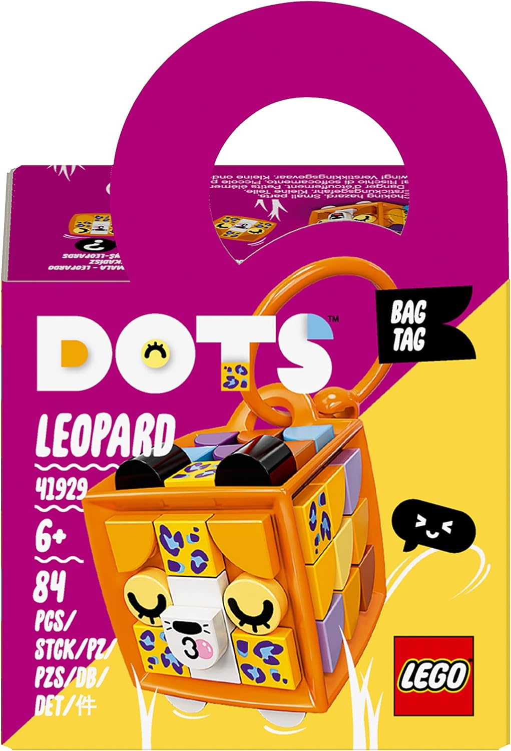 DOTS Taschenanhänger Leopard