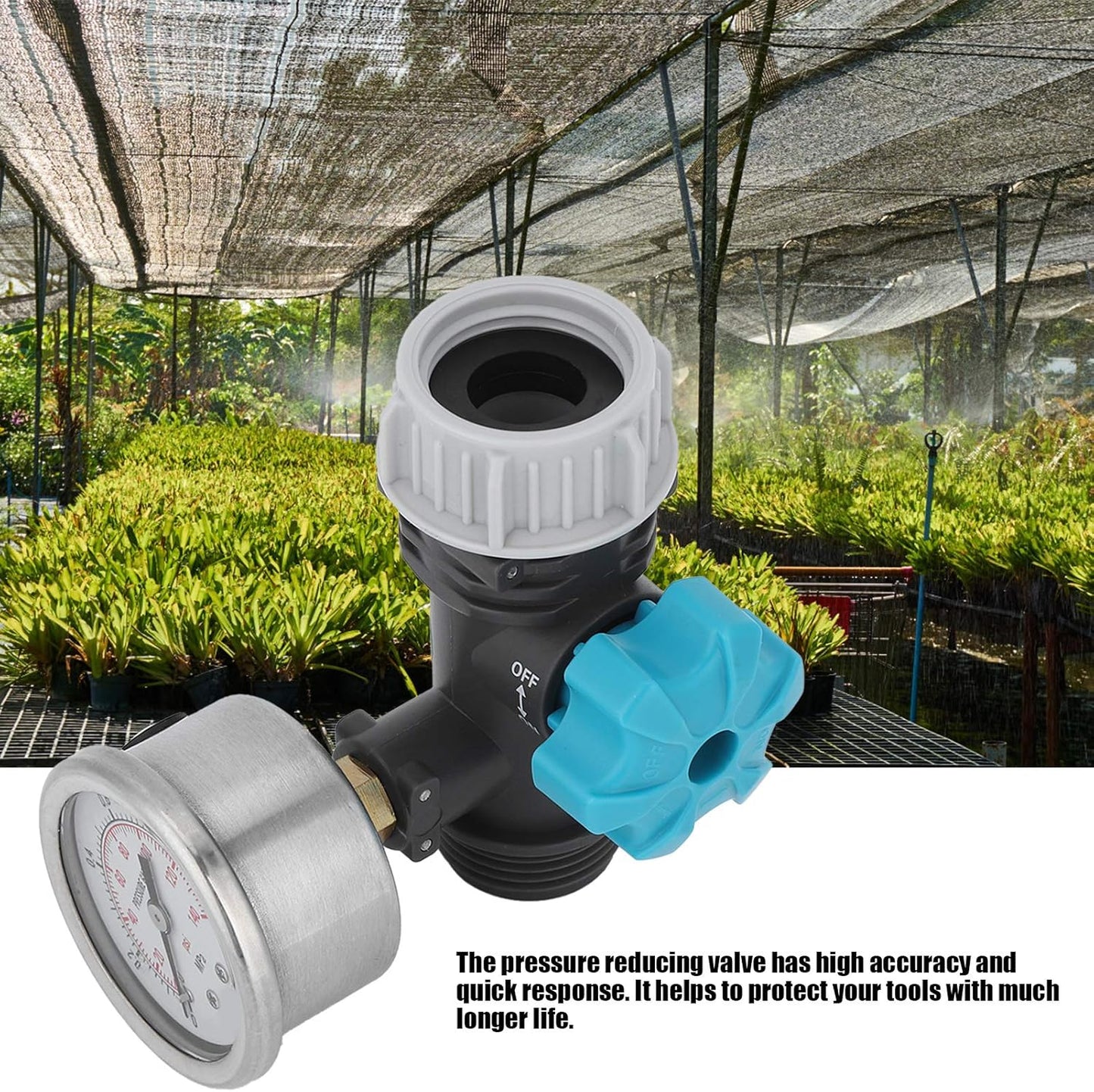 Wasserdruckregelventil mit Manometer