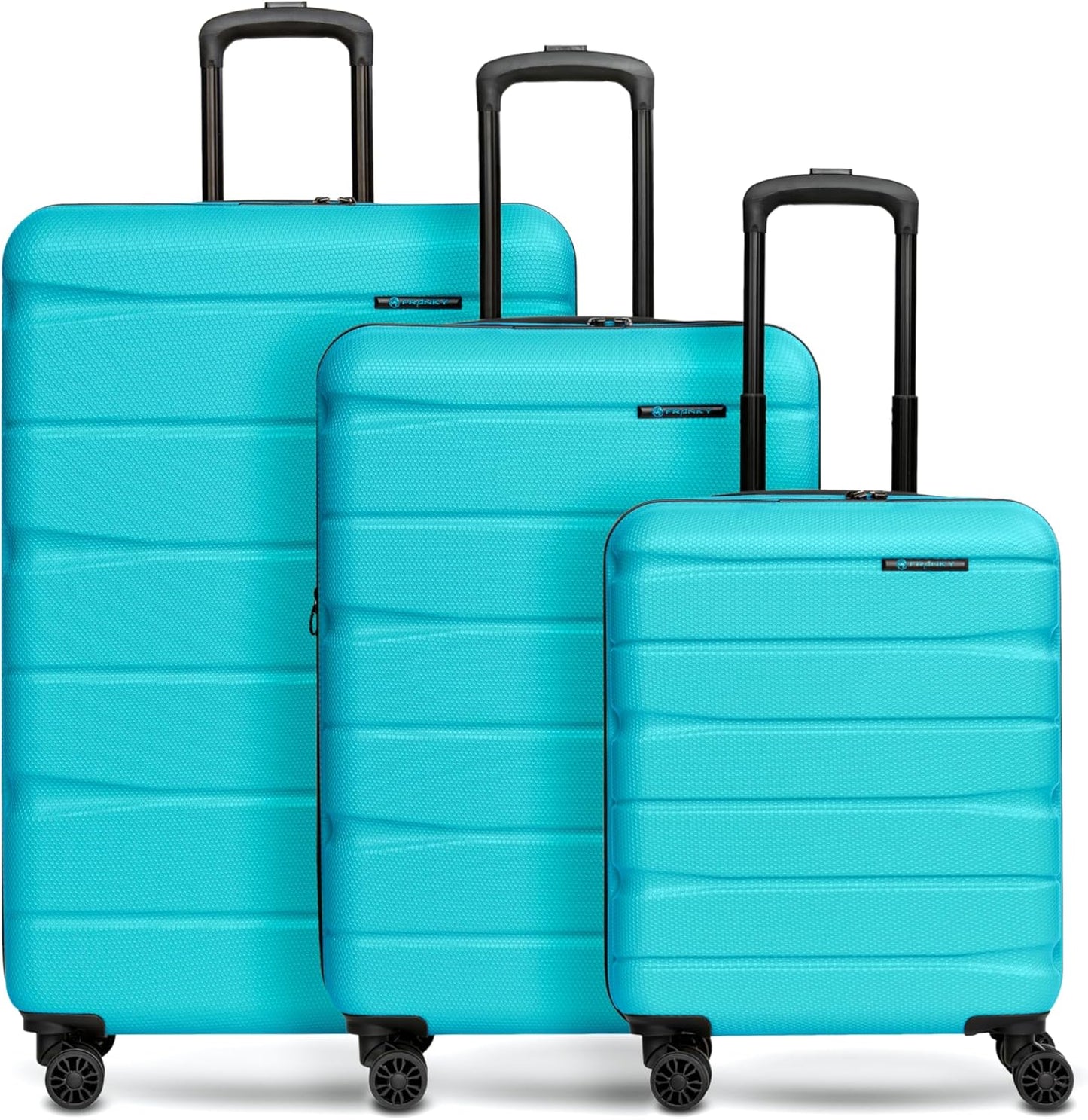 Munich 4.0 Hartschalenkoffer Set (3-teilig) mit Dehnfalte, Aqua Dull Kofferset (3-teilig) erweiterbar