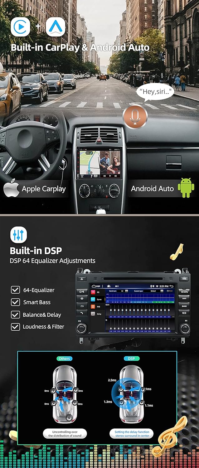 Android 10 Autoradio für Benz Viano/Sprinter/W906