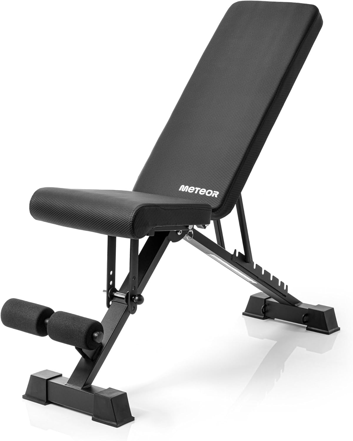 Klappbare verstellbare Trainingsbank, Black 150 kg Standard