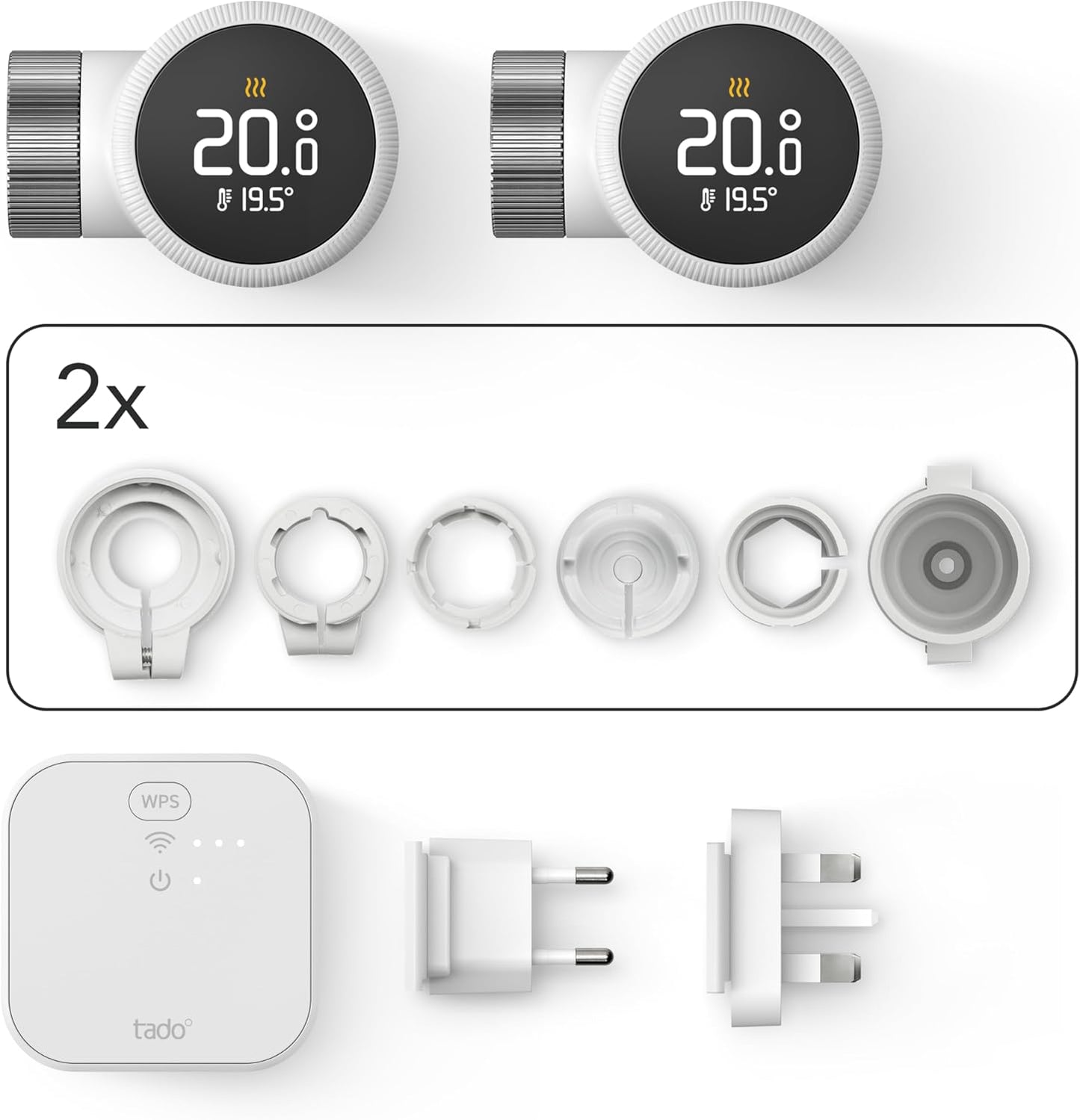Smartes Heizkörperthermostat Starter Kit X, Starter Kit X Starter Kit: 2x Heizkörper Thermostat
