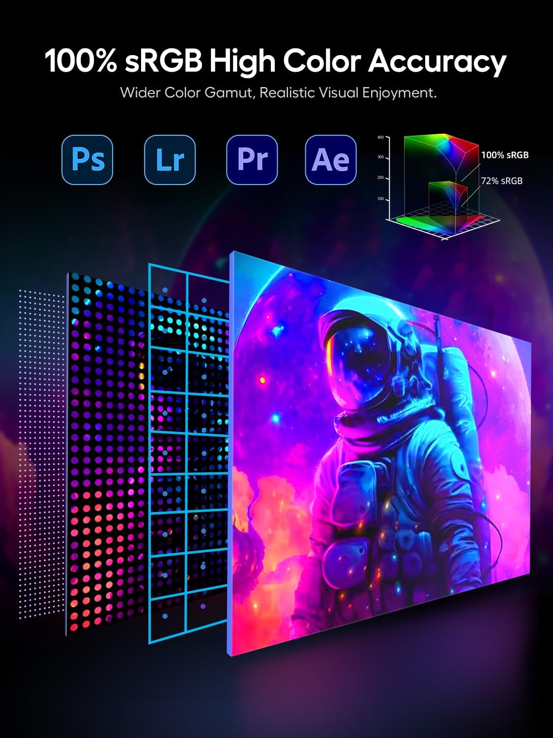 Tragbarer Full HD Monitor, 18.5"