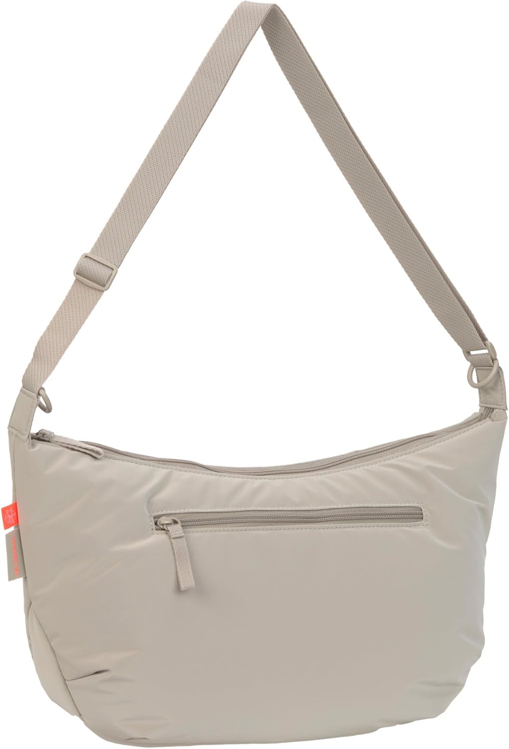 Crossbody Wickeltasche mit Wickelunterlage und Kinderwagenbefestigung, Beige