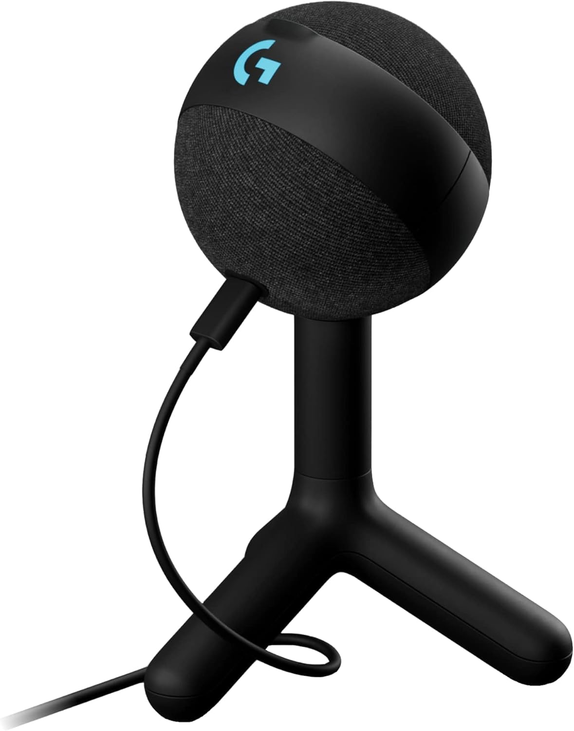 Yeti Orb Gaming-Kondensatormikrofon mit RGB, Schwarz