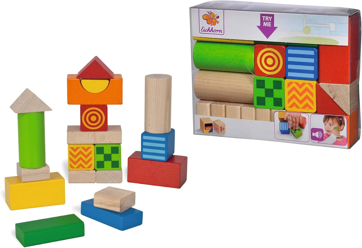 20-teiliges Fühl- und Klangbausteine-Set