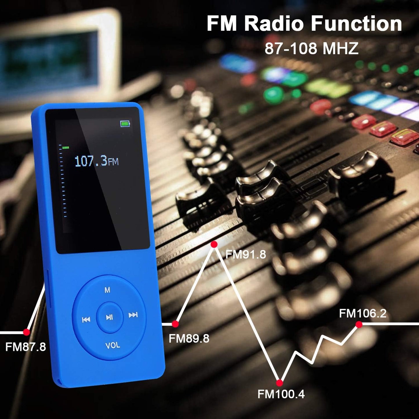 Musik Player, 8G, Navy Blau
