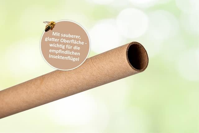 Nisthülsen-Set für Wildbienenhotel, 19_braun Ø 6 mm