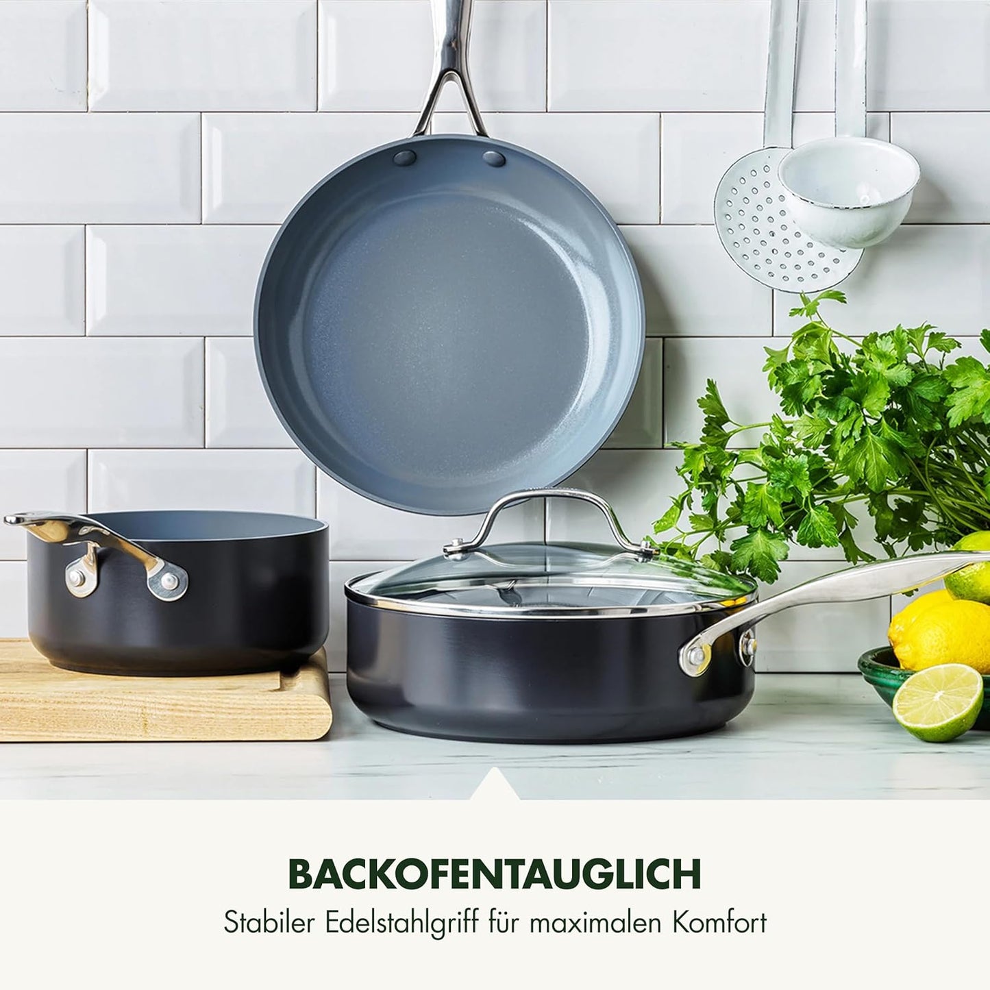 Antihaft-Kochgeschirr Set, Kochgeschirr-Set 4-teiliges