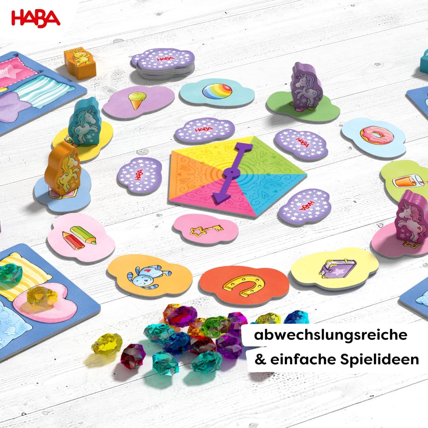 Einhorn Glitzerglück Spielesammlung, Gelb