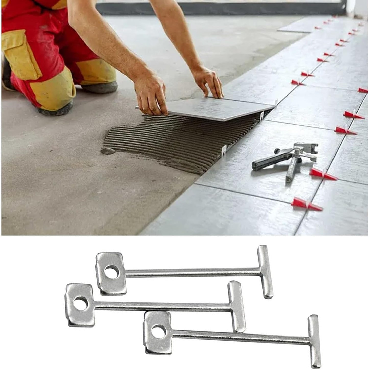 T-Pin-Nadel-Set für Nivelliersystem, 300 Stück