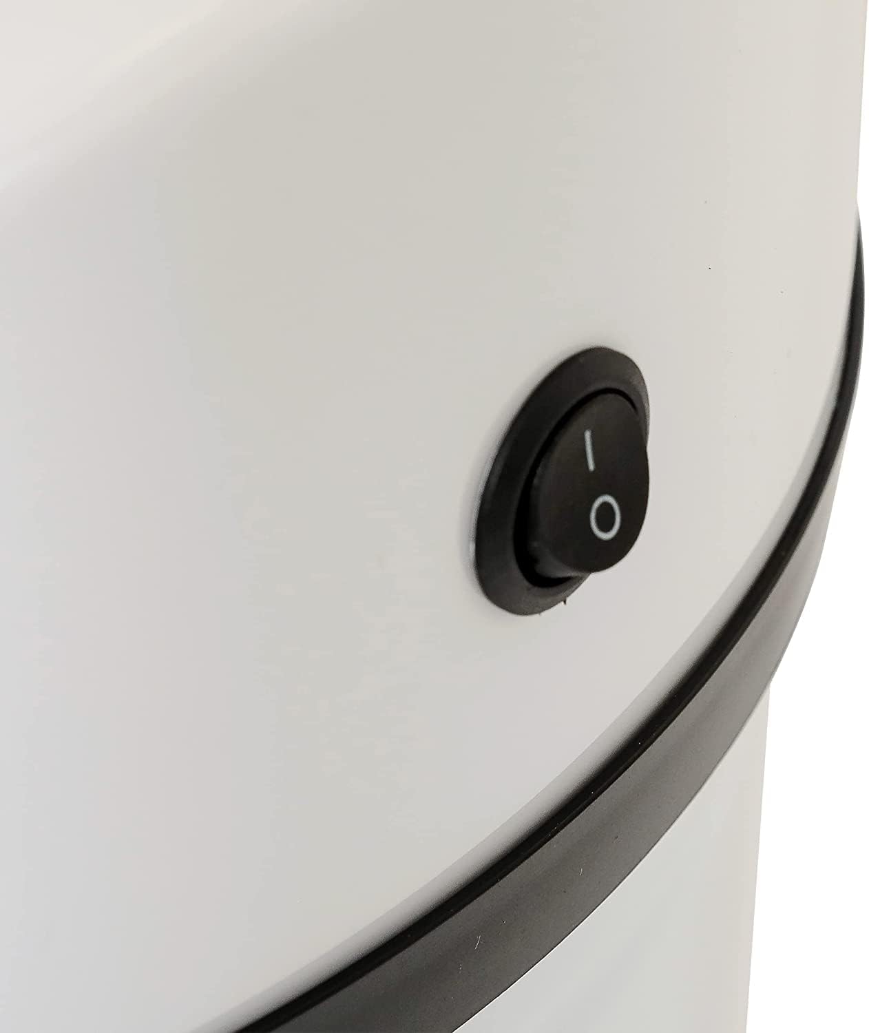 Abfalleimer mit Sensor und LED-Funktionsanzeige, 60 Liter Weiss