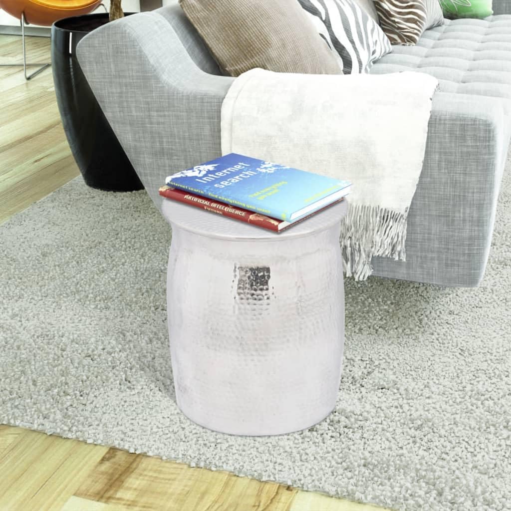 Beistelltisch, 42 cm Silber