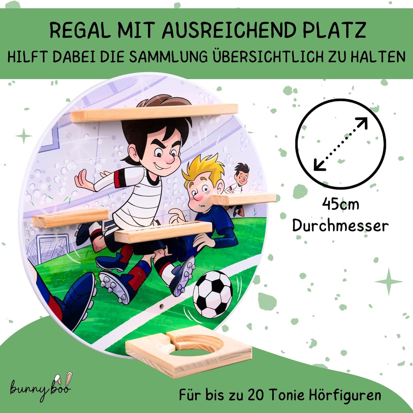 Toniebox Regal, Fussball