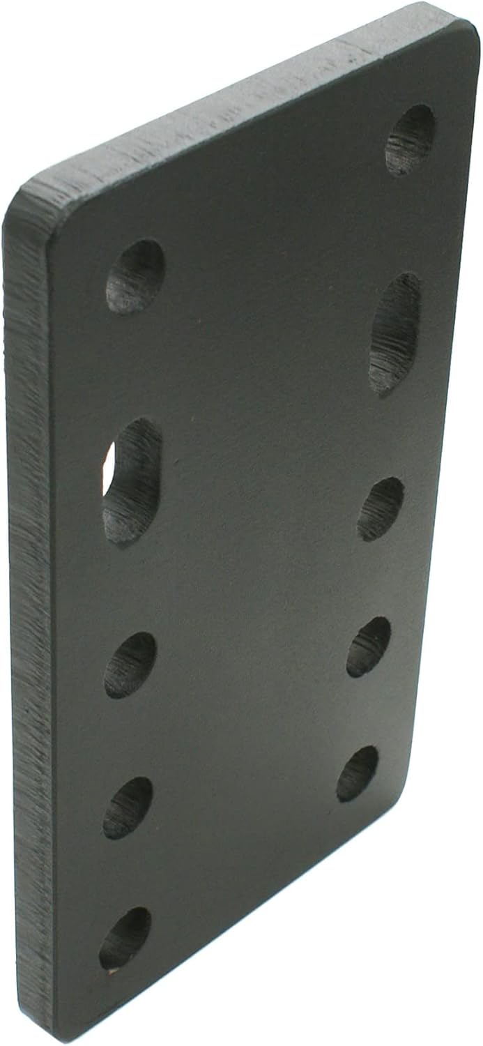 Adapterplatte zur Höhenverstellung für Anhängerkupplung, 5x45 mm ohne Schraubenset für 2 Loch 90mm AHK-Bock