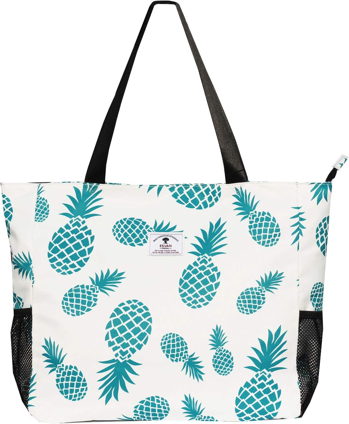 Wasserabweisende Strandtasche, Ananas