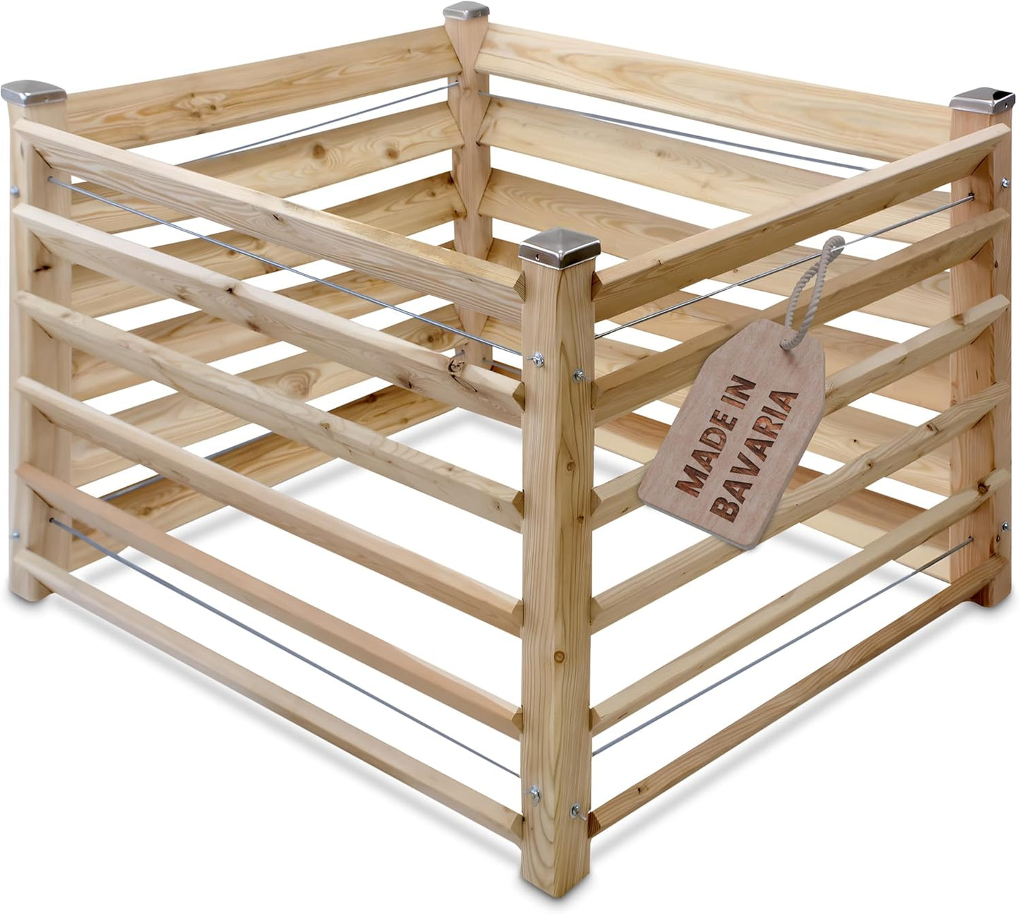 Holzkomposter Stecksystem 80x100 cm, ca. 80x100 cm, Höhe 80 cm