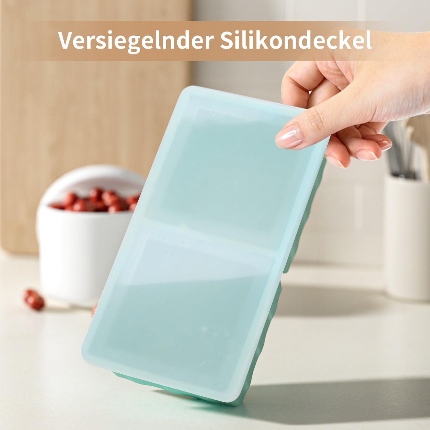 2er-Set Gefrierform-Set mit Deckel