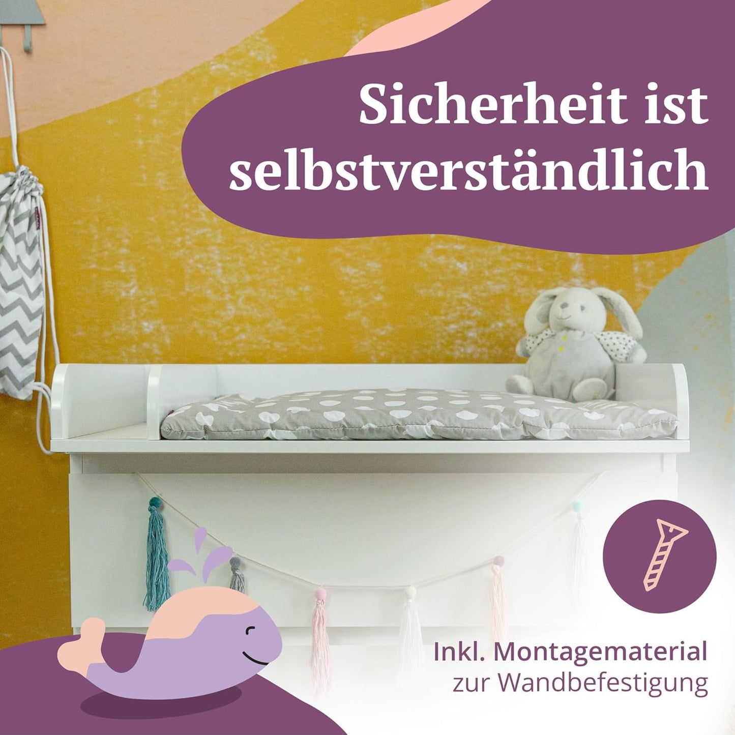 Wickelaufsatz für Kommoden