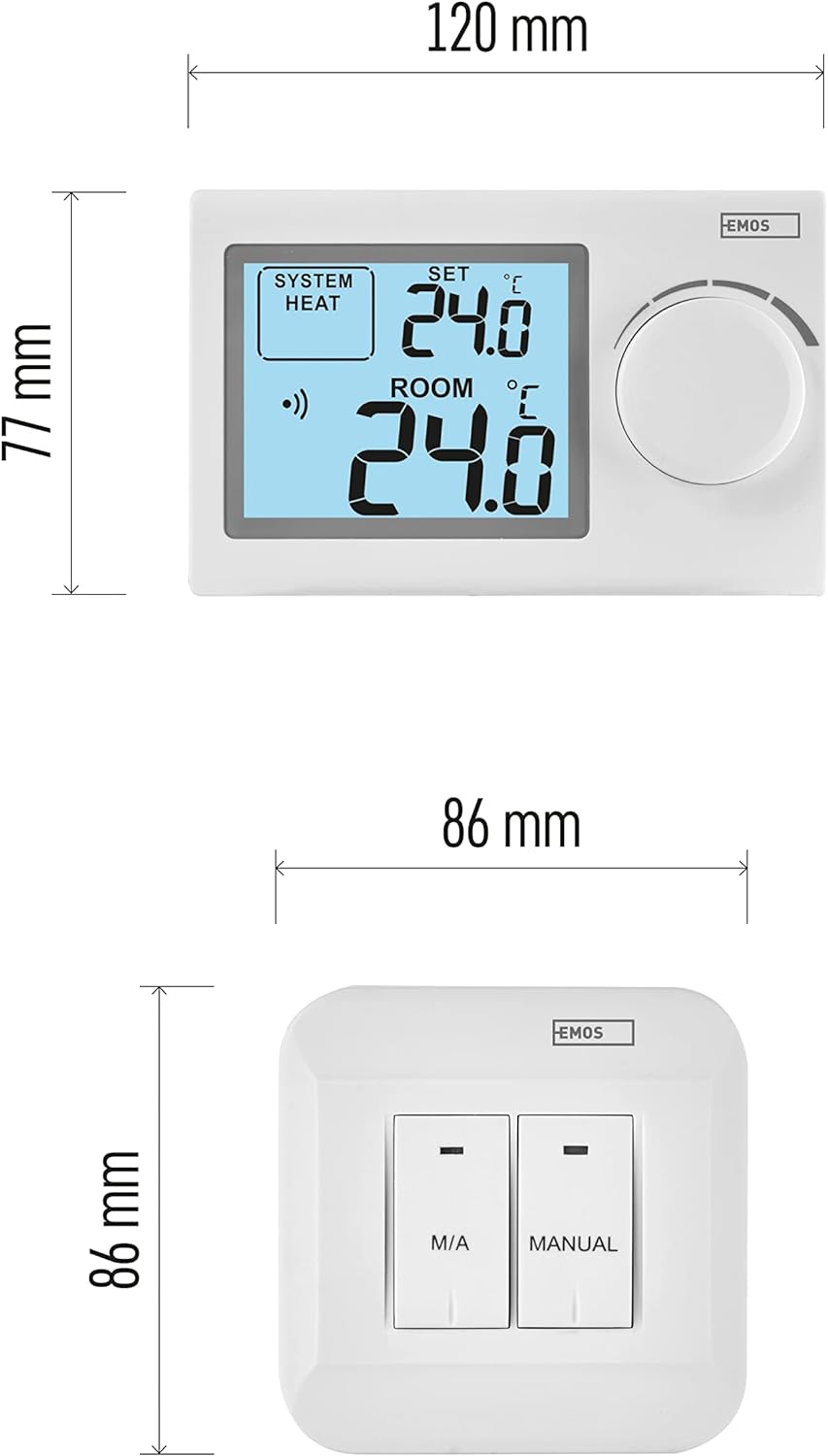 Raumthermostat P5614, Drahtlos
