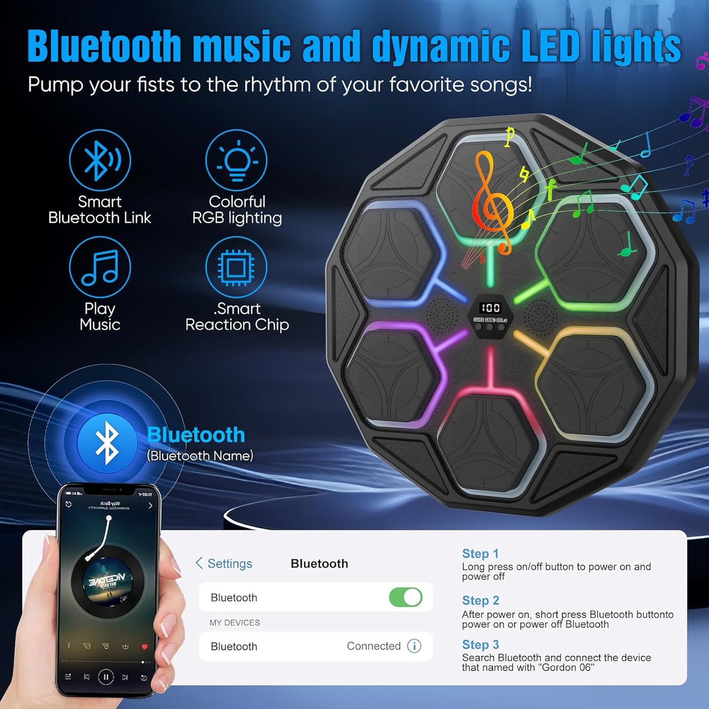 Music Boxing Maschine mit Bluetooth