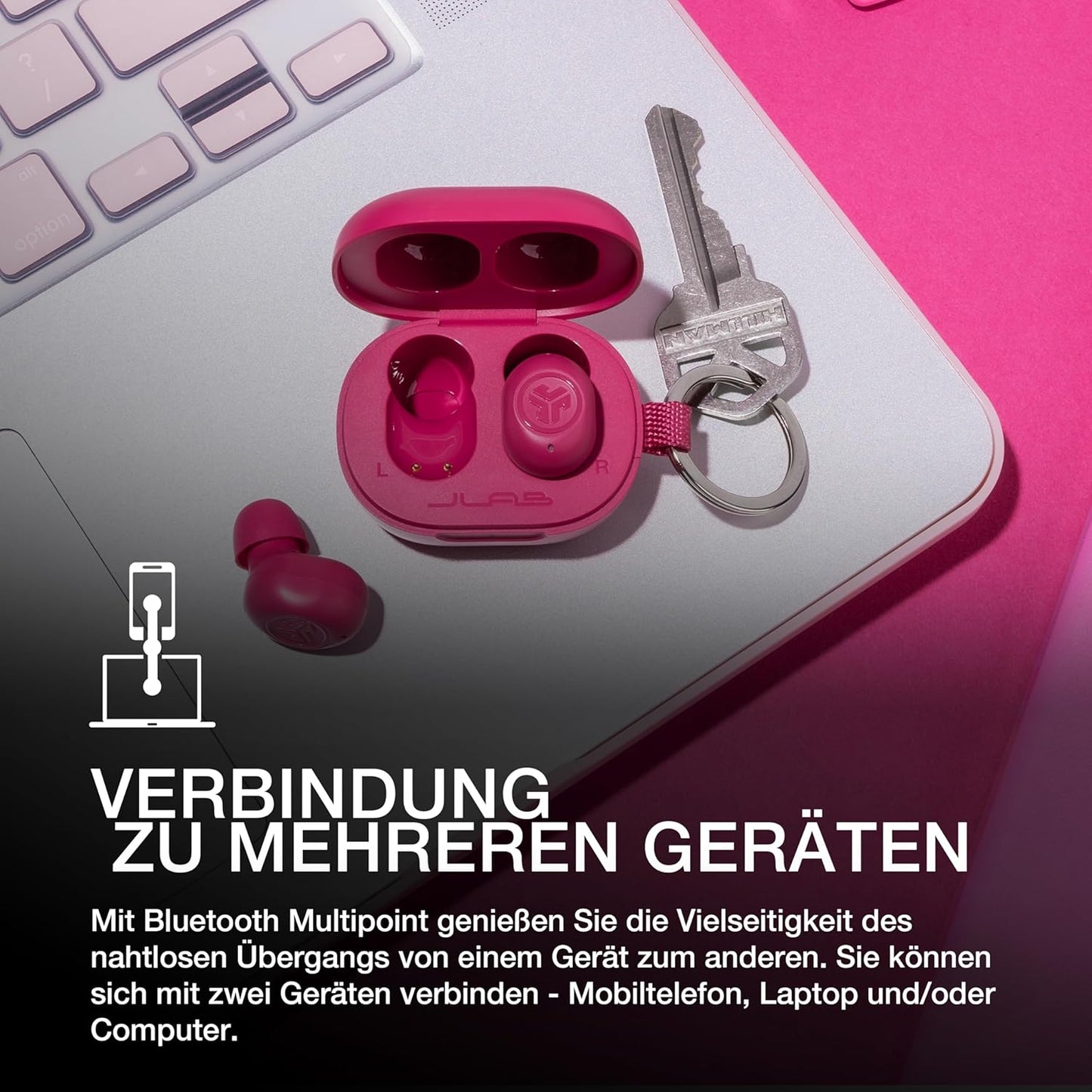 JBuds Mini True Wireless In-Ear-Kopfhörer, Minzgrün