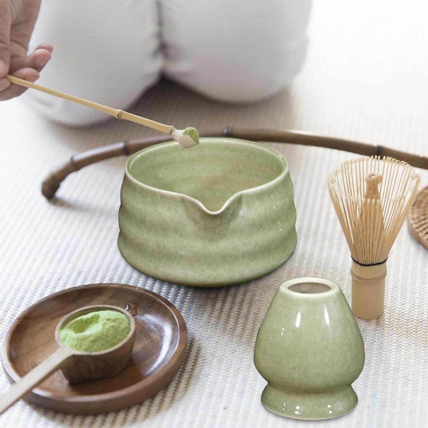 Matcha-Schalen-Set, Matcha-farbe